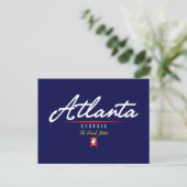 Atlanta Script Postkarte (Stehend Vorderseite)