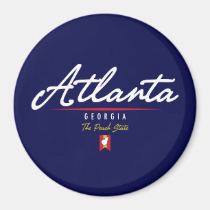 Atlanta-Skript Magnet
