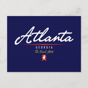 Atlanta-Skript Postkarte