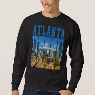 Atlanta Skyline Atl Georgia Vintag Pride Sweatshirt
