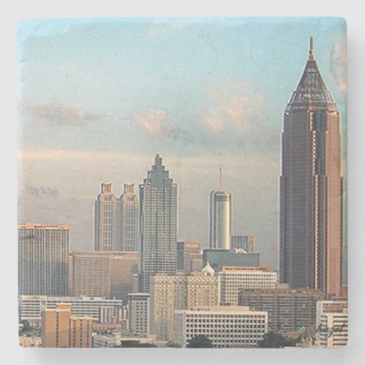 Atlanta Skyline, Atlanta Skyline Steinuntersetzer (Vorderseite)