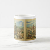 Atlanta Skyline Atlanta Vintage Travel Kaffeetasse (Mittel)