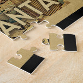 Atlanta Skyline Atlanta Vintage Travel Puzzle (Seite)