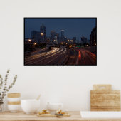 Atlanta Skyline bei Dusk Poster (Küche)