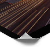 Atlanta Skyline bei Dusk Poster (Ecke)