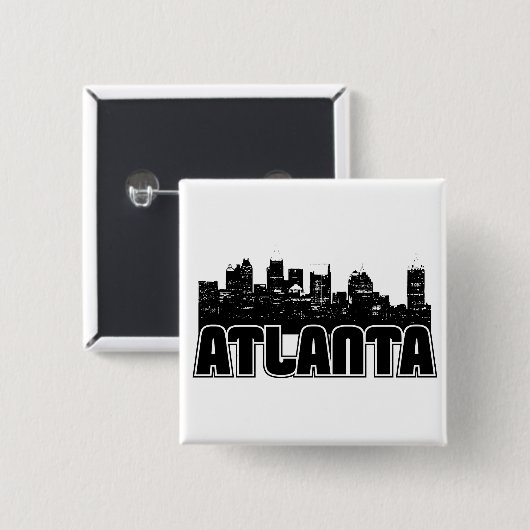 Atlanta-Skyline Button (Vorne & Hinten)