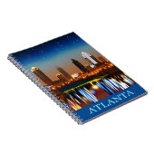 Atlanta Skyline by Night with Reflections Notizblock (Rechte Seite)