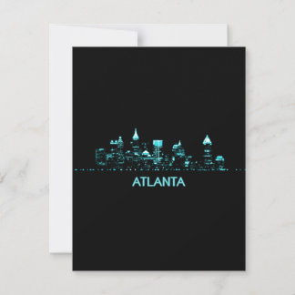 Atlanta-Skyline Dankeskarte