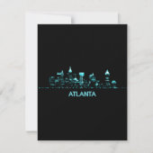 Atlanta-Skyline Dankeskarte (Vorderseite)
