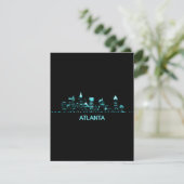 Atlanta-Skyline Dankeskarte (Stehend Vorderseite)