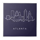 Atlanta-Skyline Fliese (Vorderseite)