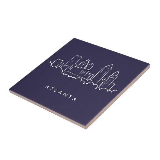 Atlanta-Skyline Fliese (Seite)