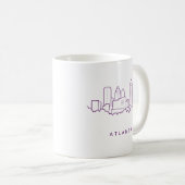 Atlanta-Skyline Kaffeetasse (VorderseiteRechts)