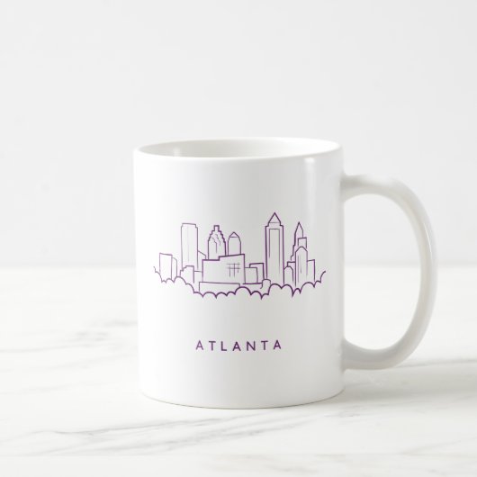 Atlanta-Skyline Kaffeetasse (Rechts)