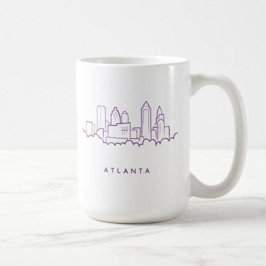 Atlanta-Skyline Kaffeetasse (Rechts)