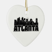 Atlanta-Skyline Keramik Ornament (Rechts)