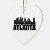 Atlanta-Skyline Keramik Ornament (Links)