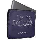 Atlanta-Skyline Laptopschutzhülle (Vorne Rechts)