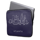 Atlanta-Skyline Laptopschutzhülle (Vorderseite Links)