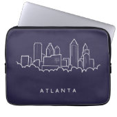 Atlanta-Skyline Laptopschutzhülle (Vorderseite)