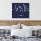 Atlanta Skyline Leinwanddruck (Insitu (Schlafzimmer))
