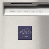 Atlanta Skyline Magnet (In Situ (Geschirrspüler))