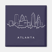 Atlanta Skyline Magnet (Vorne)