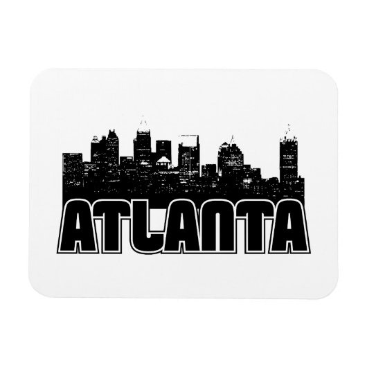 Atlanta Skyline Magnet (Horizontal)
