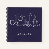 Atlanta Skyline Notizblock (Vorderseite)