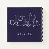 Atlanta Skyline Notizblock (Rückseite)