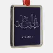 Atlanta-Skyline Ornament Aus Metall (Rechts)