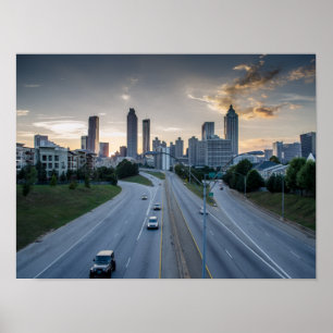 Atlanta-Skyline-Plakat Poster