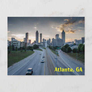 Atlanta Skyline Postcard Postkarte