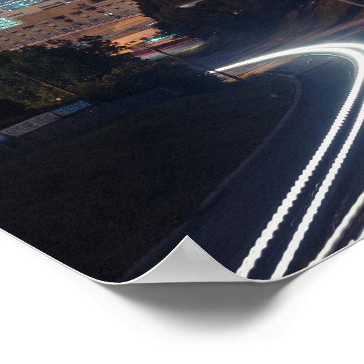 Atlanta SkyLine Poster (Ecke)