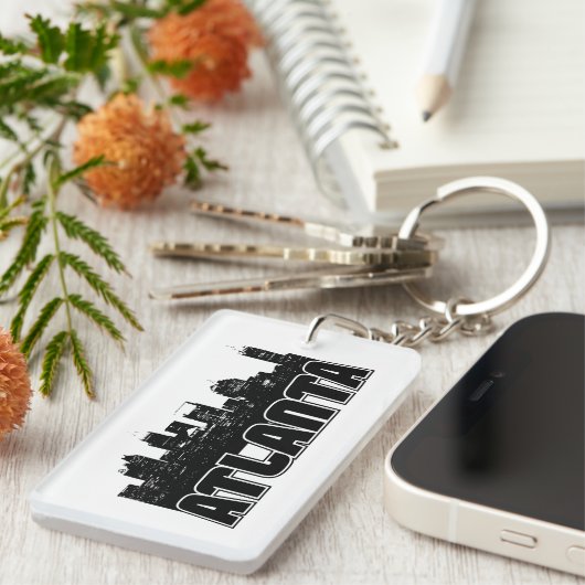 Atlanta-Skyline Schlüsselanhänger (Vorderseite rechts)