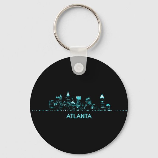 Atlanta Skyline Schlüsselanhänger (Vorderseite)