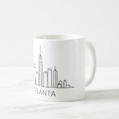 Atlanta Skyline - Stadtbild Kaffeetasse (VorderseiteRechts)