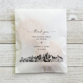 Atlanta Skyline Wedding Vielen Dank für Ihr Intere Geschenktütchen