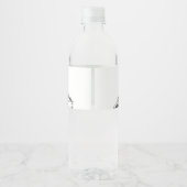 Atlanta Skyline Wedding Wasserflaschenetikett (Rückseite)