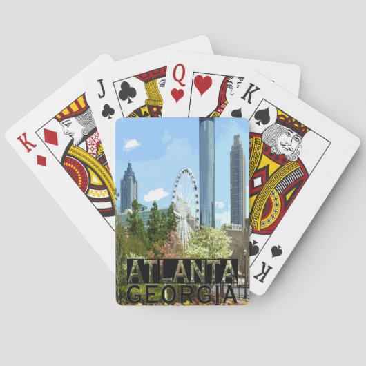 Atlanta Spielkarten (Rückseite)