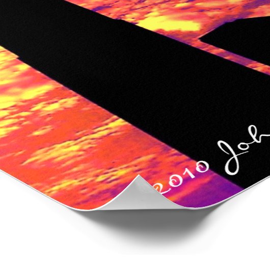 Atlanta Sunsets Poster (Ecke)