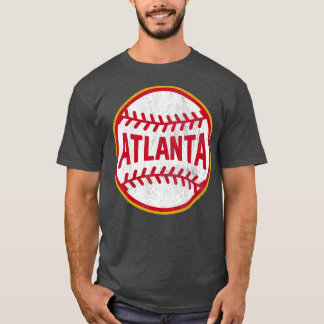 Atlanta Vintages Baseball-Rückholmodell T-Shirt