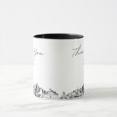 Atlanta Wedding Custom Personalisiert Coffee Tasse (Zentrum)