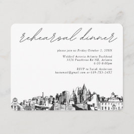 Atlanta Wedding Probe Einladungskarte