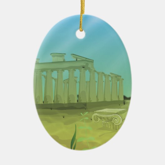 Atlantas Cartoon Keramikornament (Vorne)