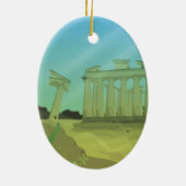 Atlantas Cartoon Keramikornament (Hinten)