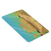 Atlantas Cartoon Magnet (Rechte Seite)