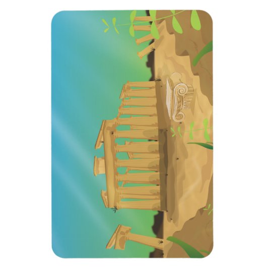 Atlantas Cartoon Magnet (Vertikal)