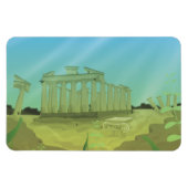 Atlantas Cartoon Magnet (Horizontal)