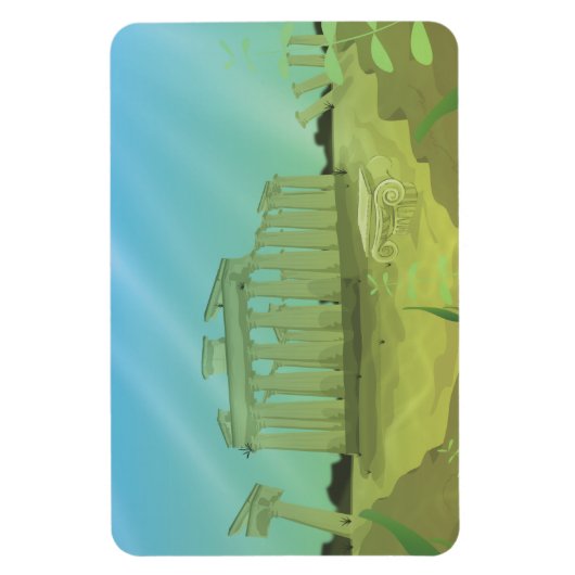 Atlantas Cartoon Magnet (Vertikal)